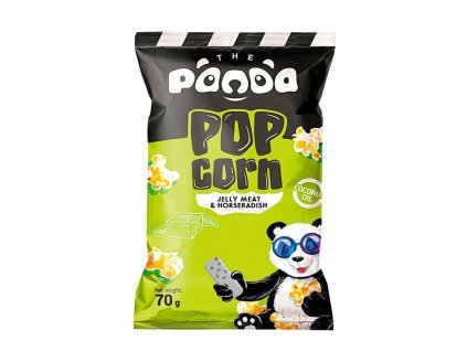 Panda popcorn s příchutí bůčku a křenu 70g