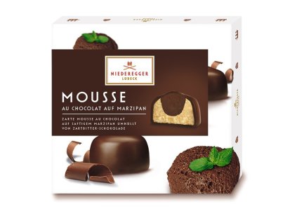 Niederegger marcipánové pralinky s hořkou čokoládovou pěnou 112g