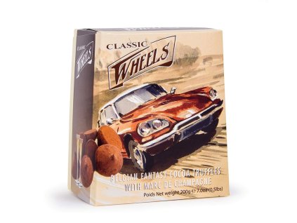 Wheels čokoládové lanýže s Marc de Champagne 200g