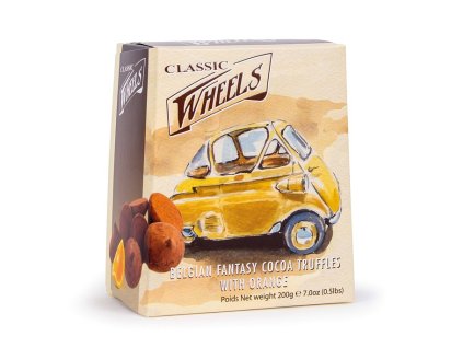 Wheels čokoládové lanýže s pomerančem 200g