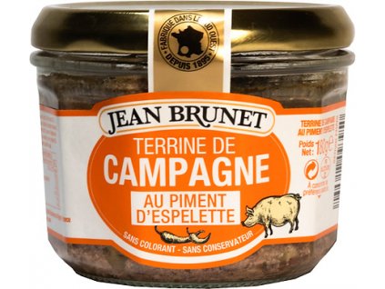 Jean Brunet terina s pálivou paprikou Espelette 180g