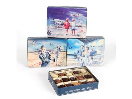 ST17 Směs pralinek v plechové dóze Starbrook Airlines 200g