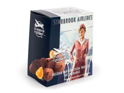 ST22 Čokoládové lanýže s příchutí pomerančů Starbrook Airlines 200g