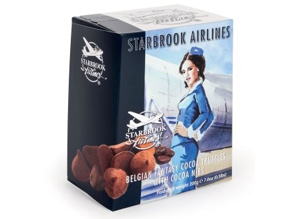 ST23 Čokoládové lanýže s kousky kakaových bobů Starbrook Airlines 200g