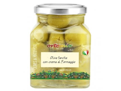 Ortomio olivy plněné krémem Pecorino 314ml