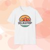 mountains delikatrip tshirt white