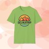 mountains delikatrip tshirt lime