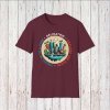 Delikatrip Unisex Soft Style T Shirt Where Travel Meets Flavor maroon