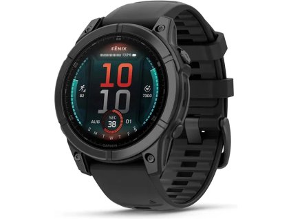 Garmin Fenix E 47mm Slate Gray Steel/Black Band