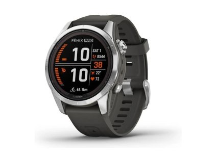 Garmin fenix 7S Pro Solar Silver/Black Band