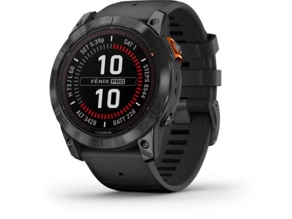 Garmin Fenix 7X Pro Gray/Black Band