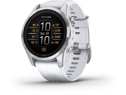 Garmin Epix Pro 42mm Silver/Whitestone Band