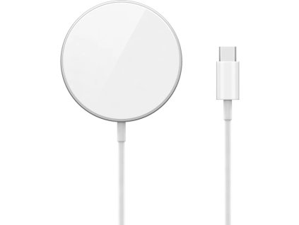 iWant MagSafe iPhone nabíjačka + 20W USB-C adaptér strieborná