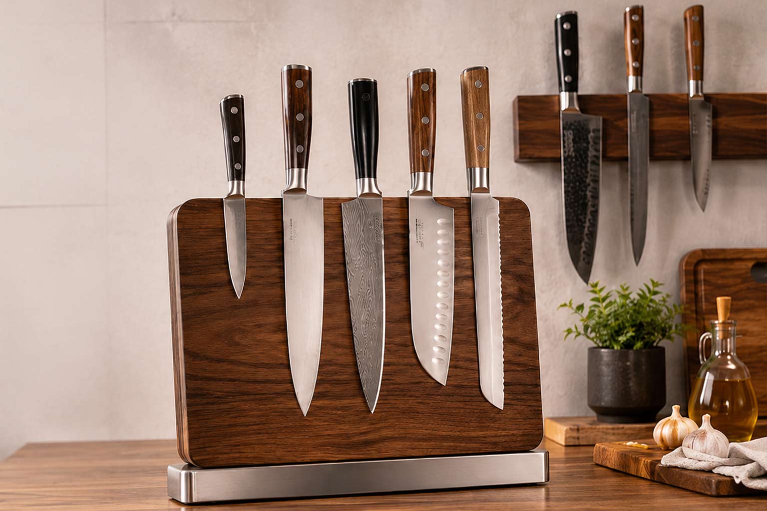 How to Choose a Magnetic Knife Rack: Size, Material, and Proper Use