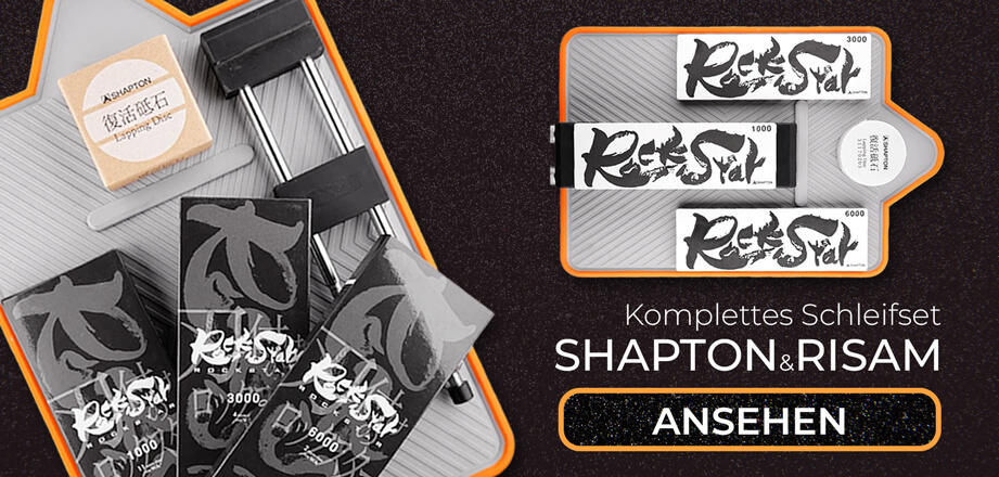 Komplettes Messerschleifset SHAPTON ROCKSTAR, RISAM