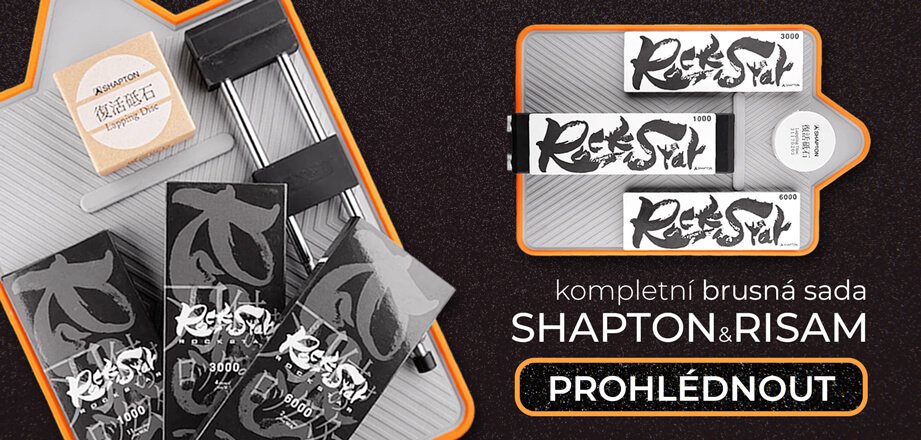 Kompletní sada na broušení nožů SHAPTON ROCKSTAR, RISAM