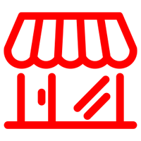 3 physical stores