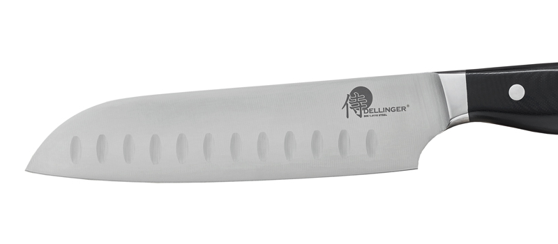 Všestranný kuchyňský nůž Santoku Dellinger German Samurai ostri