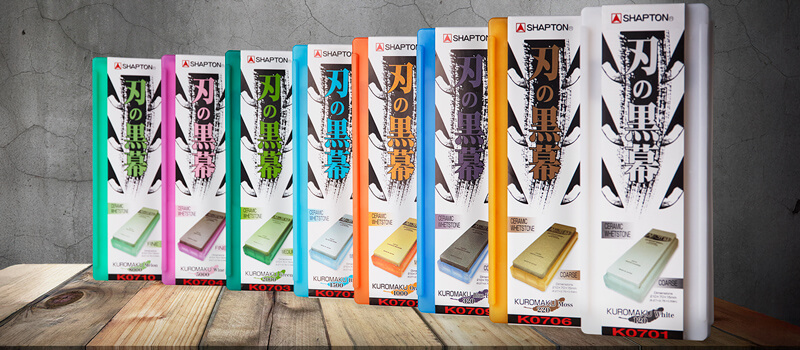 Dellinger japonské barevné brusné kameny SHAPTON Kuromaku