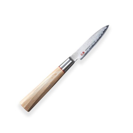 Japonský okrajovací nůž Paring 80 mm Suncraft Senzo Twisted Octagon Damascus