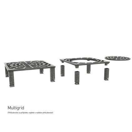 Masivní litinový rošt Vulcanus Multigrid Pro730