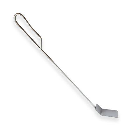 Stainless steel ash and debris scoop