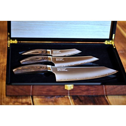 Dárková sada - Suncraft ELEGANCIA SG2 - Kiritsuke / Chef 200 mm + Petty 150 mm + Paring 100 mm