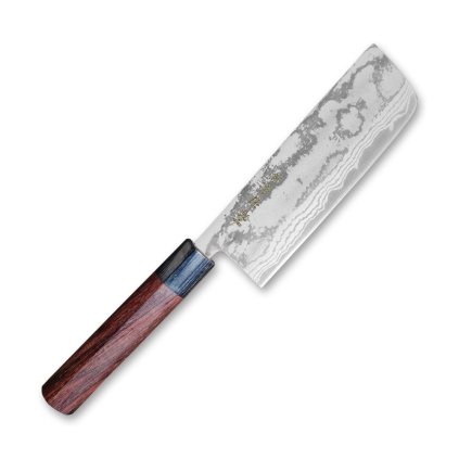 Japonský nůž Nakiri 165mm Kanetsune Blue Steel "Zen-Bokashi"-series