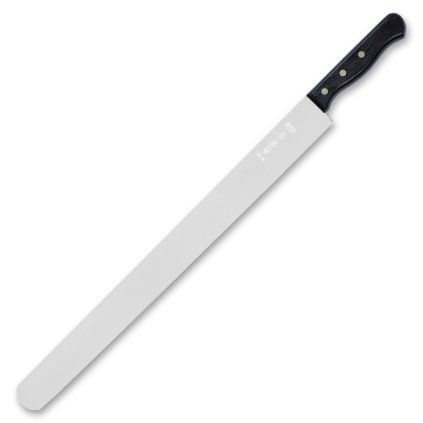 Cukrářský nůž na prokrajování korpusů dortů - hladký 450 mm