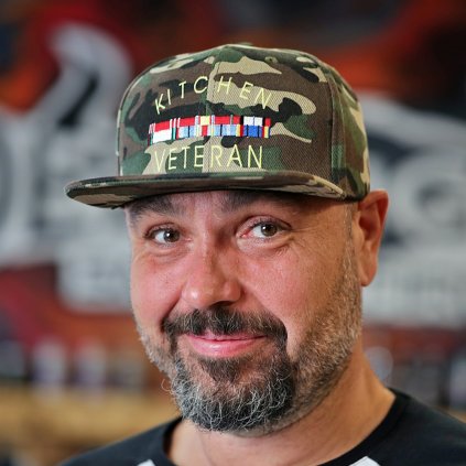 Kšiltovka Kitchen Veteran - Flexfit Army