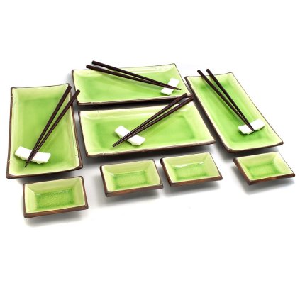 Porcelánový servis na sushi Midori Yaku, pro 4 osoby