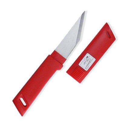Řezbářský nůž Kiridashi 40mm Kanetsune - červený