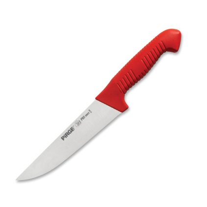 Porcovací řeznický nůž 160 mm - červený, Pirge PRO 2002 Butcher
