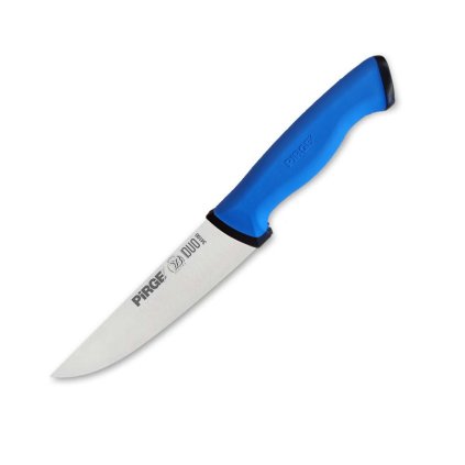 Řeznický porcovací nůž 120 mm - modrý, Pirge DUO Butcher