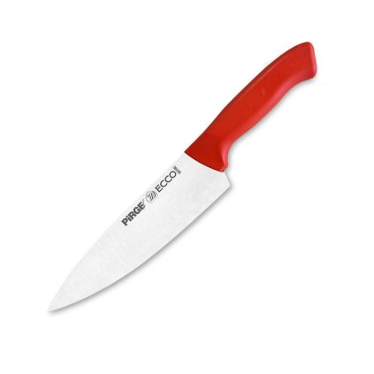 Řeznický nůž Chef červený 210 mm, Pirge ECCO