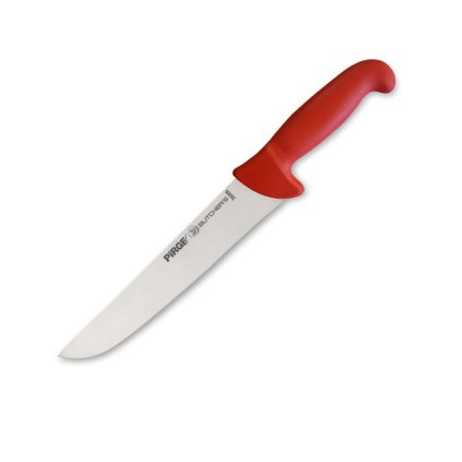 Řeznický plátkovací nůž 220 mm červený Pirge BUTCHER'S