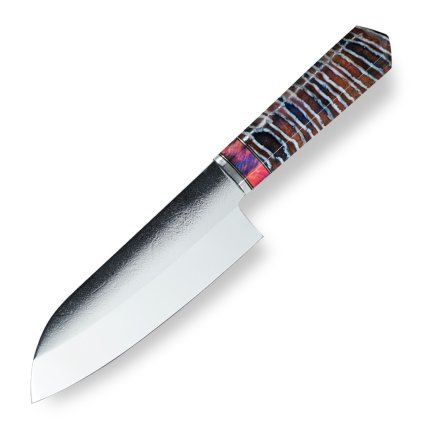 Nůž Santoku 145mm Dellinger Mirror Wootz - Mammut Collect Nr.1