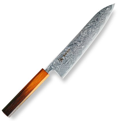 Japonský kuchařský nůž Gyuto/Chef 240 mm Hokiyama Sakon Bokusui ROU-Wave