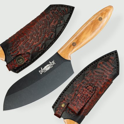 Nůž 165 mm BBQ Dellinger D2 Sand Olive