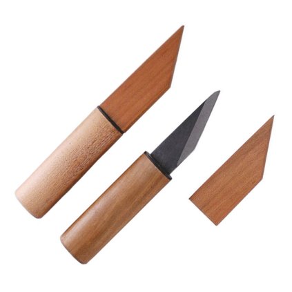Japonský řezbářský nůž Rizikan 48 mm Kanetsune