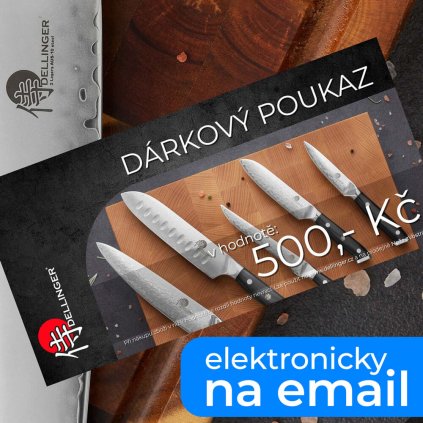 dellinger elektronicky poukaz voucher 500 blue