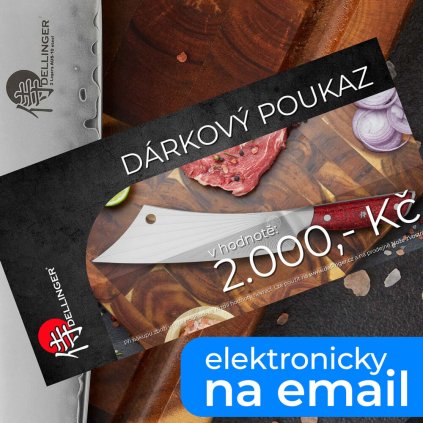 dellinger elektronicky poukaz voucher 2000 blue