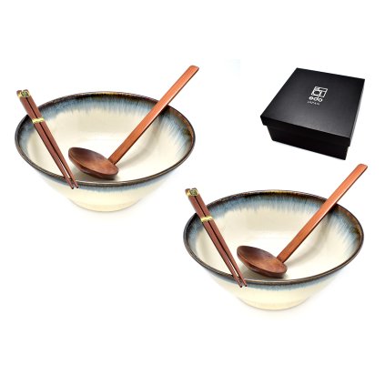Set misek pro asijské stolování Ramen Aurora, pro 2 osoby
