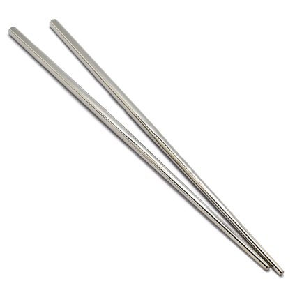 Jídelní hůlky z nerezové oceli – minimalistické