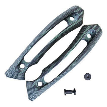 Výměnná rukojeť pro nůž Brilliance Chef 205 mm černo-zelená G10 b