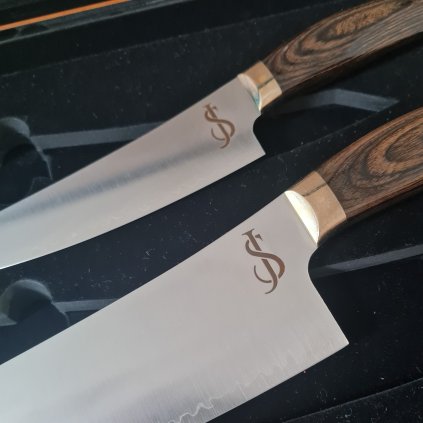 II. jakost - dárková sada - Suncraft ELEGANCIA SG2 - Kiritsuke / Chef 200 mm + Petty 150 mm