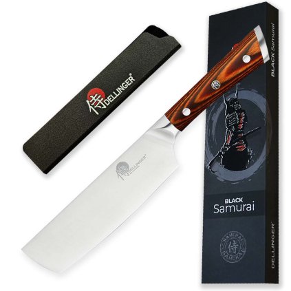 Nůž nejen na zeleninu Nakiri 153 mm, Dellinger German Black Samurai 1