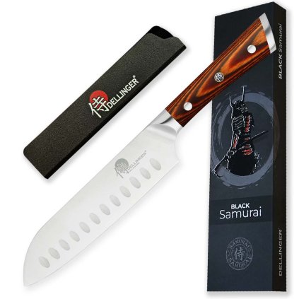 Nůž šéfkuchaře Santoku 178 mm, Dellinger German Black Samurai 1
