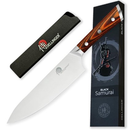 Nůž šéfkuchaře Chef 200 mm, Dellinger German Black Samurai 1
