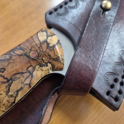 Nůž řeznický 220 mm BBQ Dellinger Butcher Poplar D2